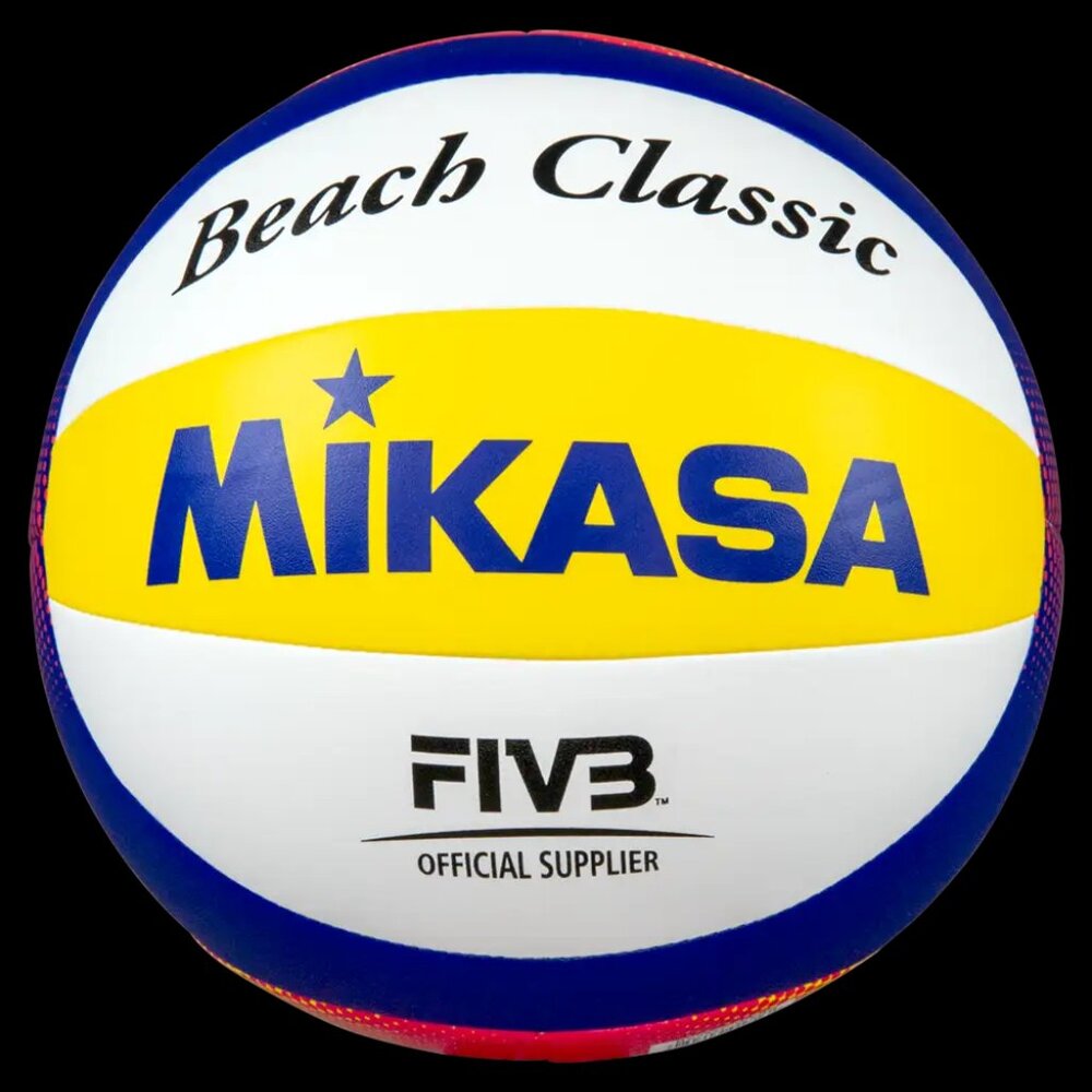 Mikasa Beach Classic Volleyball BV552-C WYBR Official Size 5 Championship Series